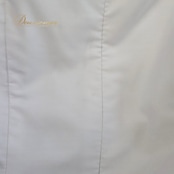 フラダンス 衣装 ワンピース ドレス エコルエヒク ホワイト系 EKOLU EHIKU 日本製 パフスリーブ フリル モンステラ柄 花柄 かわいい 華やか 鮮やか 明るい 白 緑 赤 ハワイアン アロハ ハワイアンプリント フラ ダンス レッスン 練習