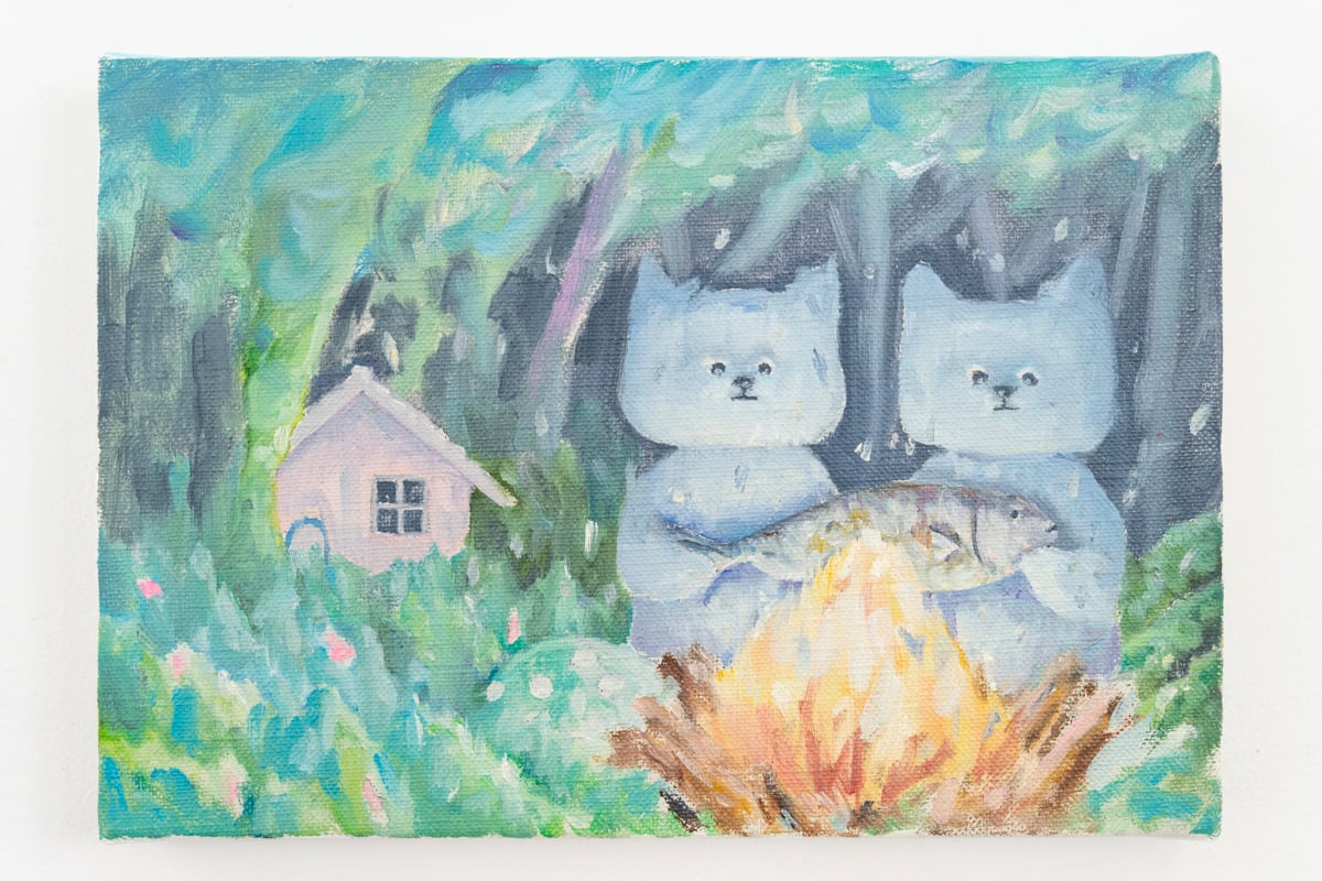 「オモテナシ（焼き魚）」 柴田貴史 作