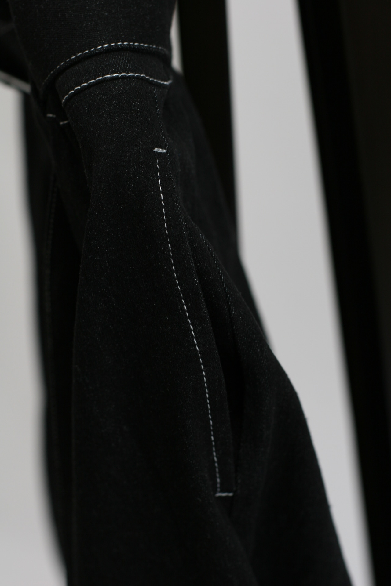 【Parc.1】Denim stitch flare skirt(108-116404)