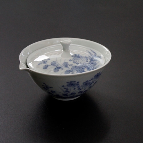平戸嘉久正窯　秋草　宝瓶