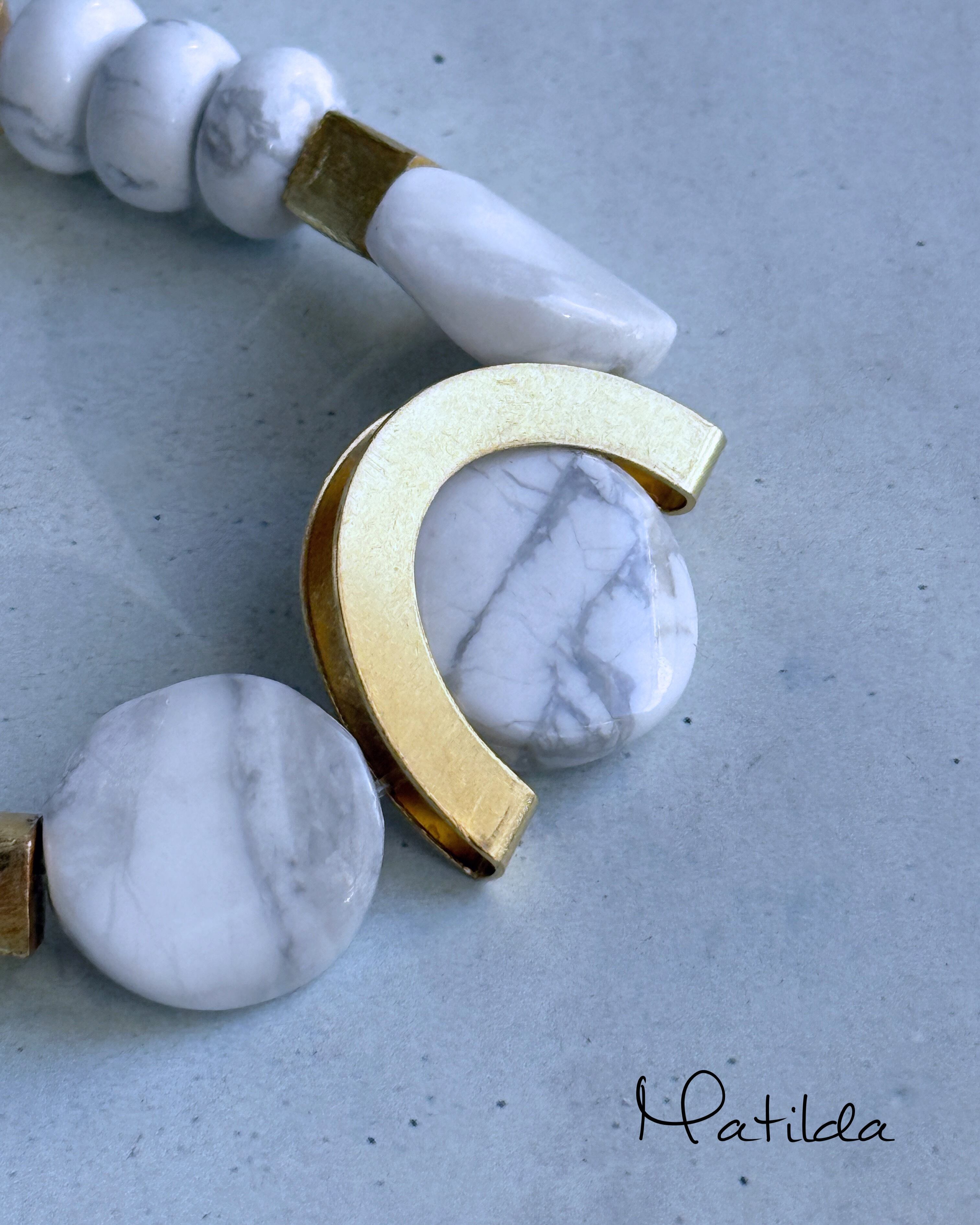 one color bracelet(ハウライト)