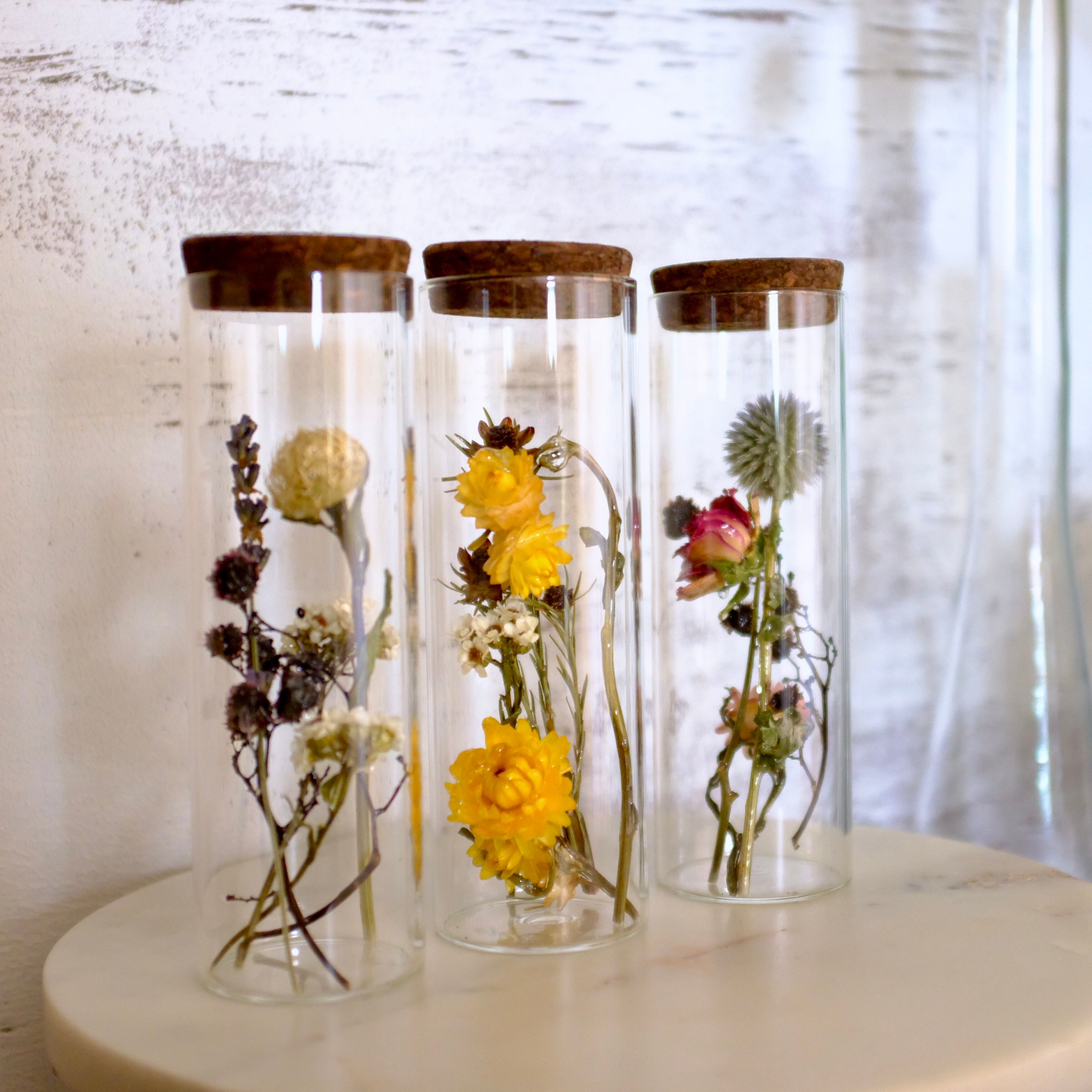 tsuyabana dried flower Cylinder ギフトセット ピンク系 | KieKa