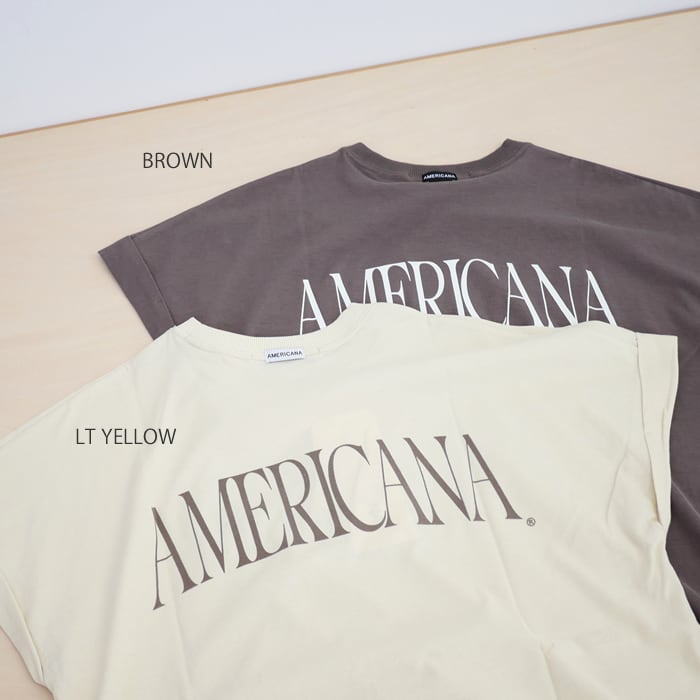 AMERICANA（アメリカーナ） バックプリントTシャツ[BRF-M-822A] | tile