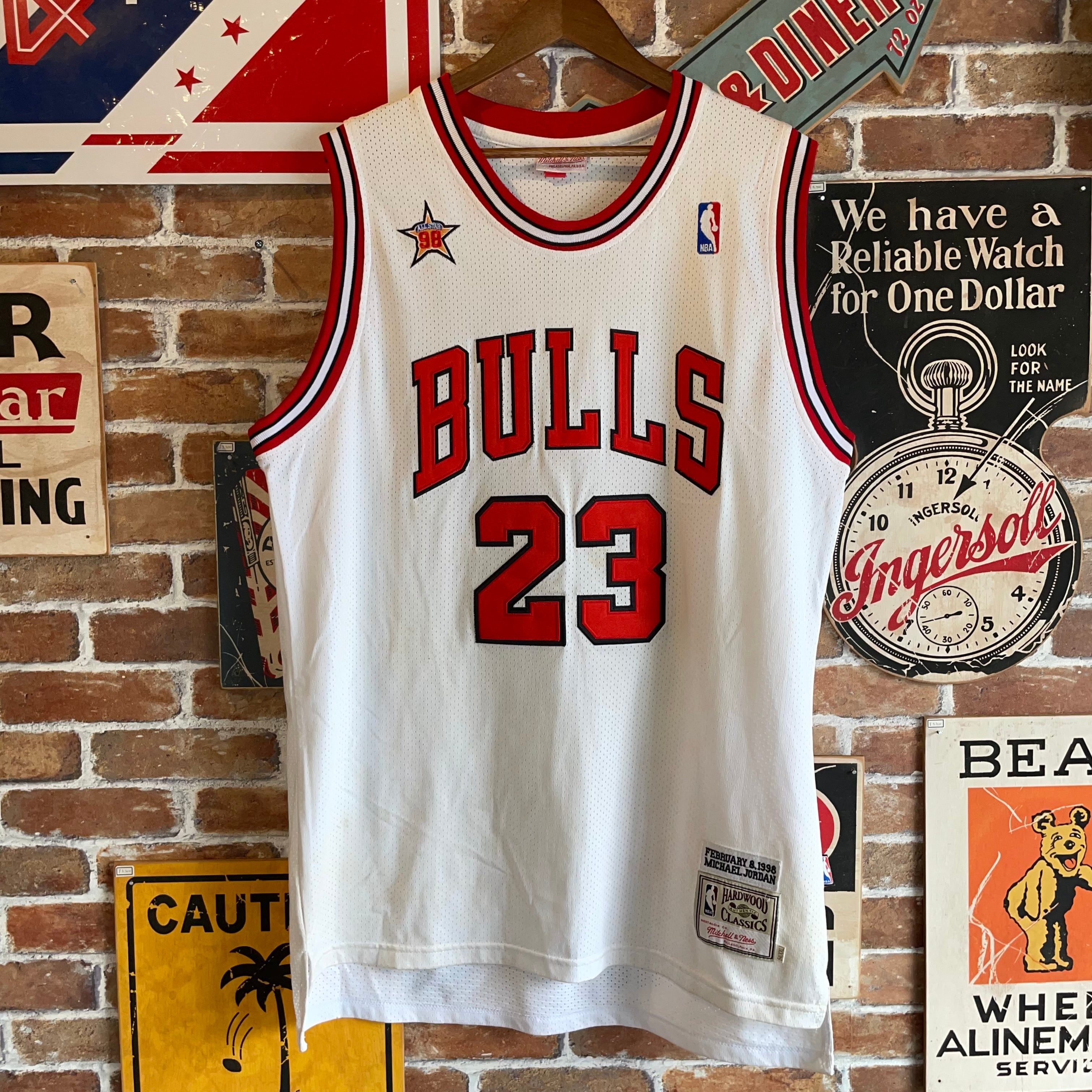 Mitchell&Ness NBA CHICAGO BULLS 23 マイケルジョーダン ゲームシャツ