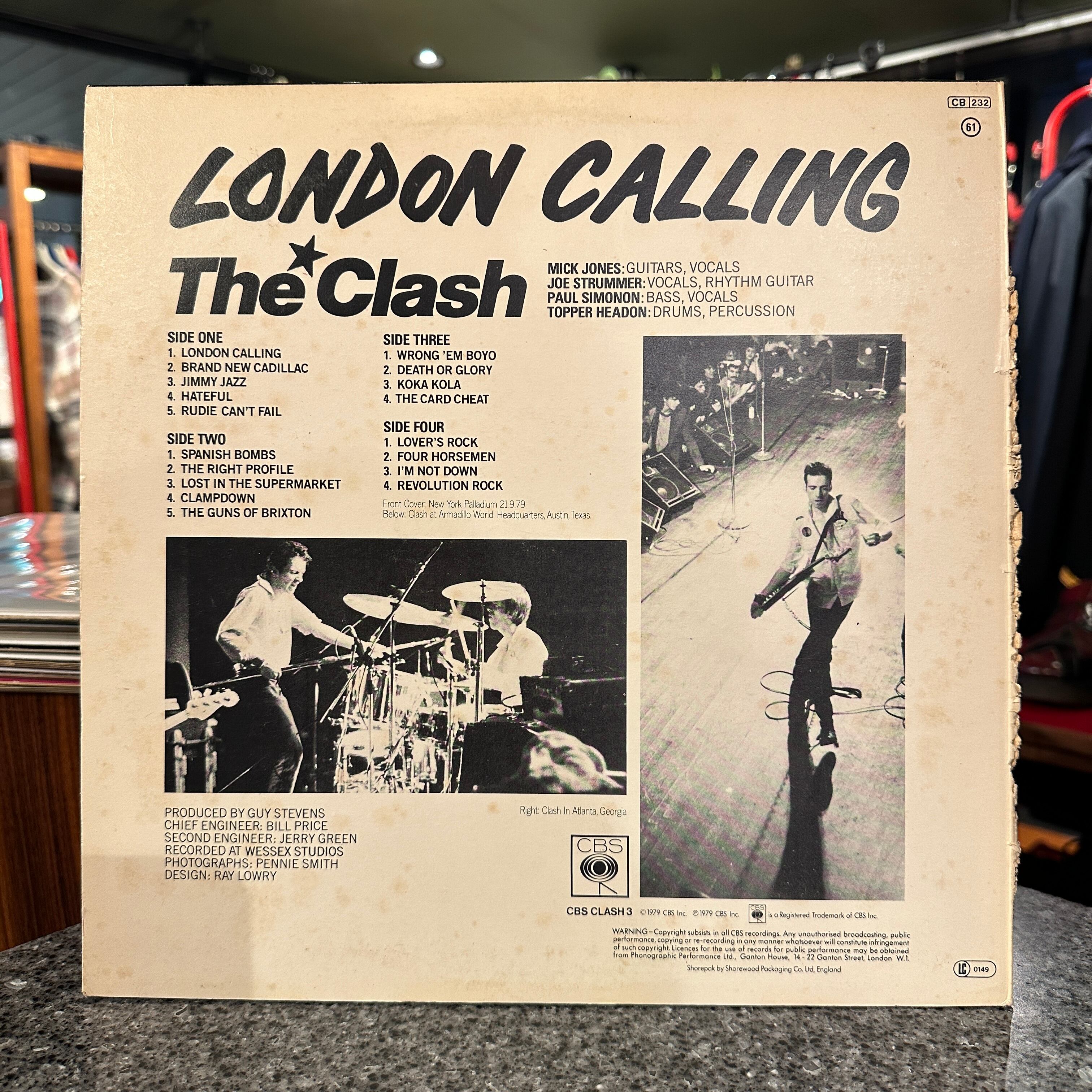The Clash LONDON CALLING レコード　国内盤 LP】CLASH/London Calling | SORC 中古アナログレコード専門店