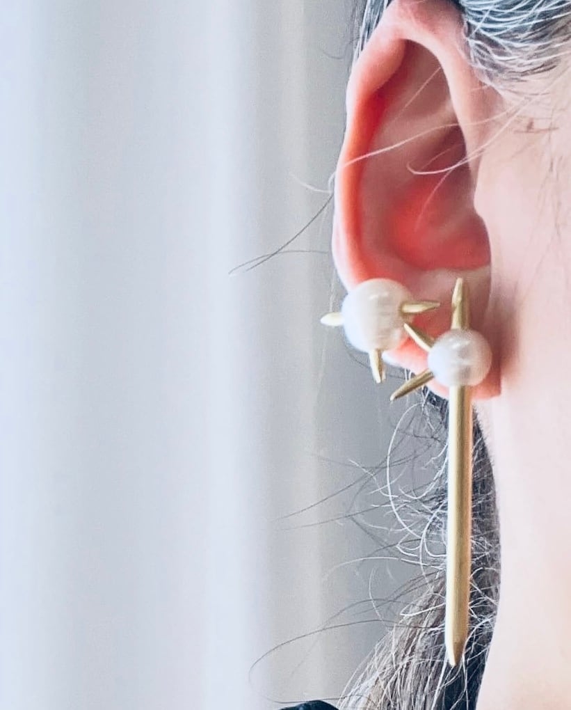 棘ピアスThorn earring 片耳ピアス-1 (ThoE-1) | enak