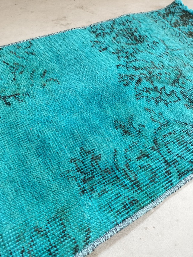 Turkish small rug 89✕43cm No.384