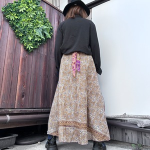 シルク巻きスカート0811