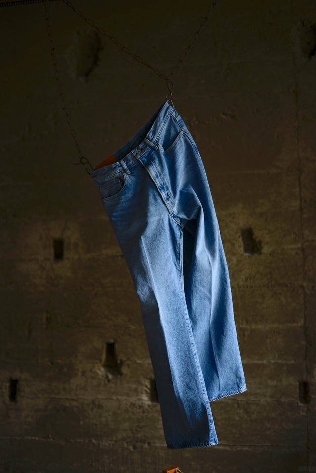 KAPTAIN SUNSHINE  / Skate Shoecut Denim Pants (indigo)