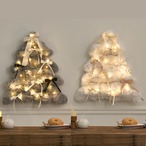 【BEDE】クリスマス ミンクファーファブリックツリー電球付