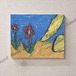 アートパネル アートボード ファブリックパネル おしゃれ 【沖野あゆみ 花と月】 サイズ:F3(273mm×220mm) 壁掛け 絵 絵画 インテリア アートフレーム