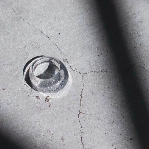 RING || 【通常商品】 SNOW DOME RING MINI SILVER || 1 RING || SILVER×CLEAR || FBB033