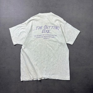90s college FRUIT OF THE LOOM made in USA TEE XL 古着