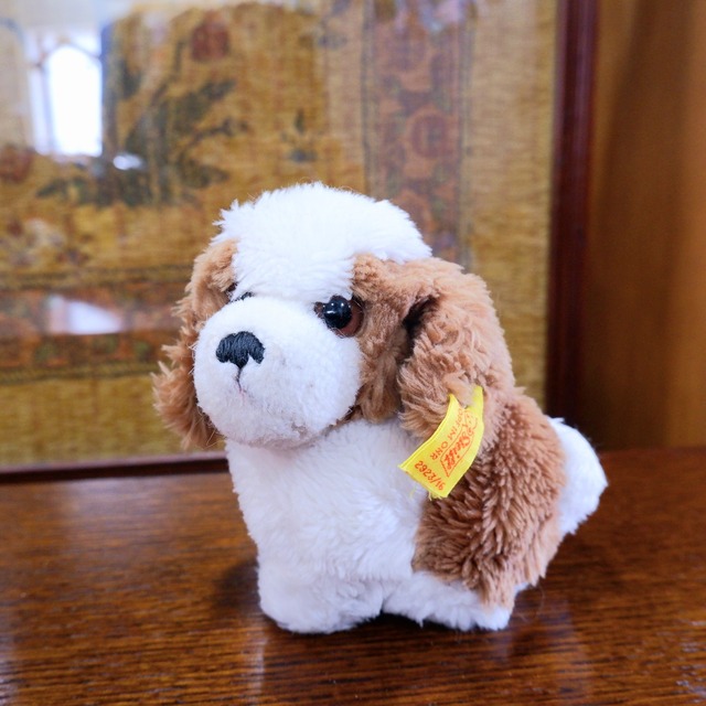 ドイツ シュタイフ ヴィンテージ 丸っこいイヌのぬいぐるみ 犬 ころころ 古着屋 Sputonic