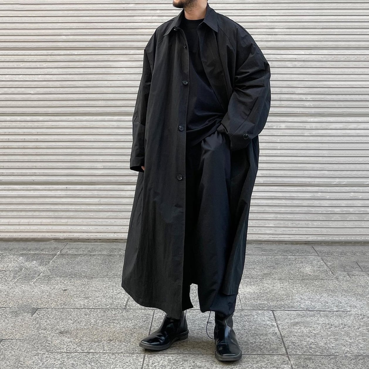 JIAOLANDI簡単おしゃれなロング丈トレンチコート | mblueshop