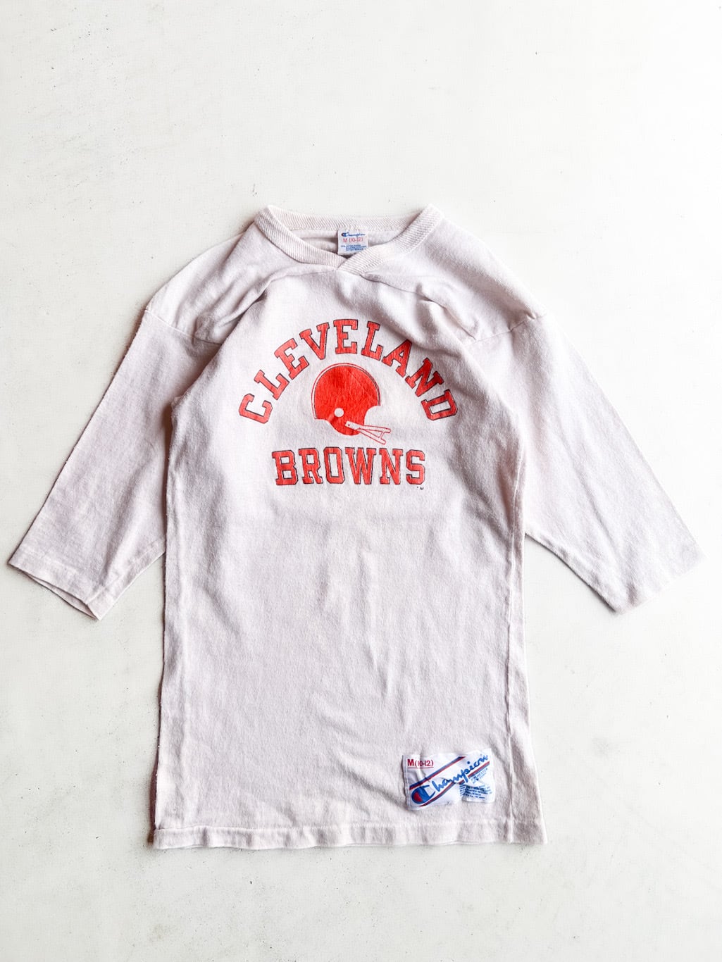 【140cm】VINTAGE 80's Champion フットボール Tシャツ【10156】※