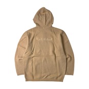 Karl Helmut カールヘルム ヘンリーネック フード付き ウールニット セーター M/ベージュ