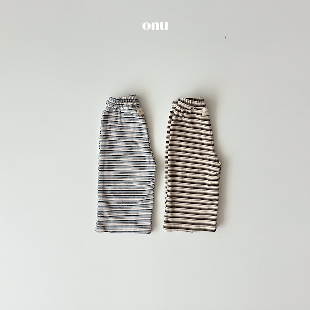 《即納》送料無料 【ONU】onu tico stripe pants