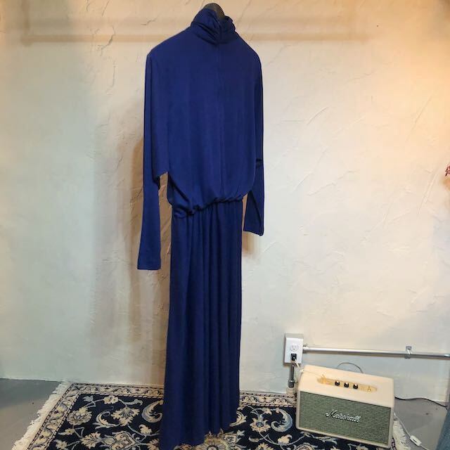 80s vintage long dress ヴィンテージ シンプルロングワンピース