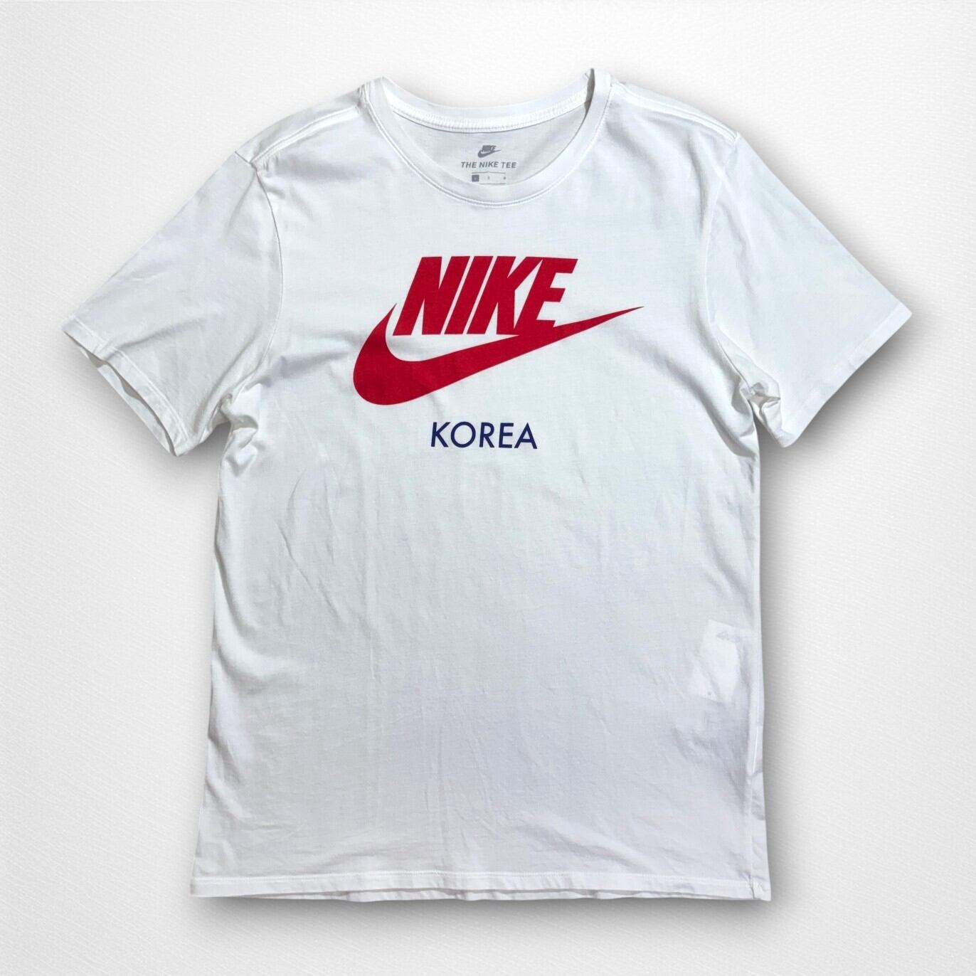 NIKE】ナイキ KOREA ビッグロゴTシャツ 韓国流通モデル ホワイト L