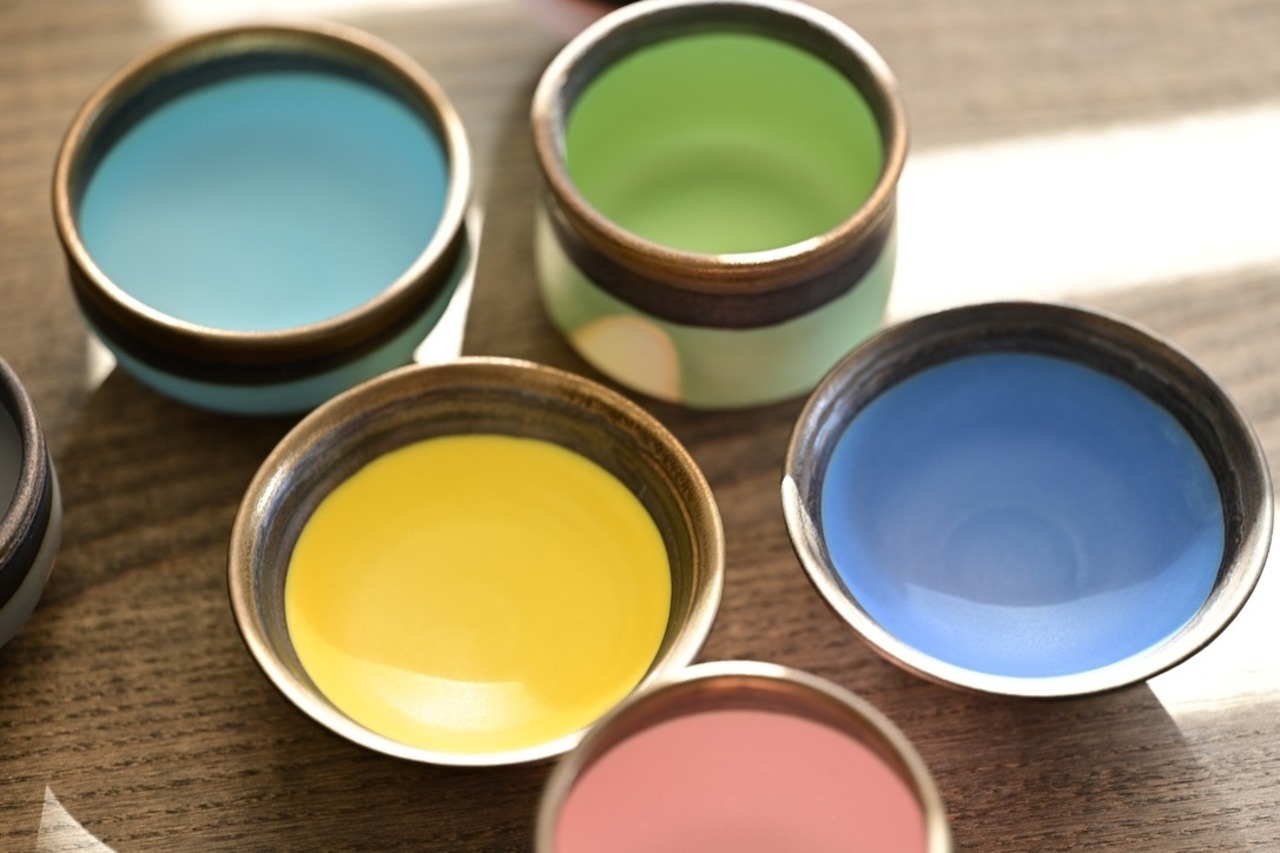 imi ceramics ［午前8時18分の黄緑 / Lime Green at 8:18 AM］COLOUR CLOCK SAKE CUP / 2104600000021