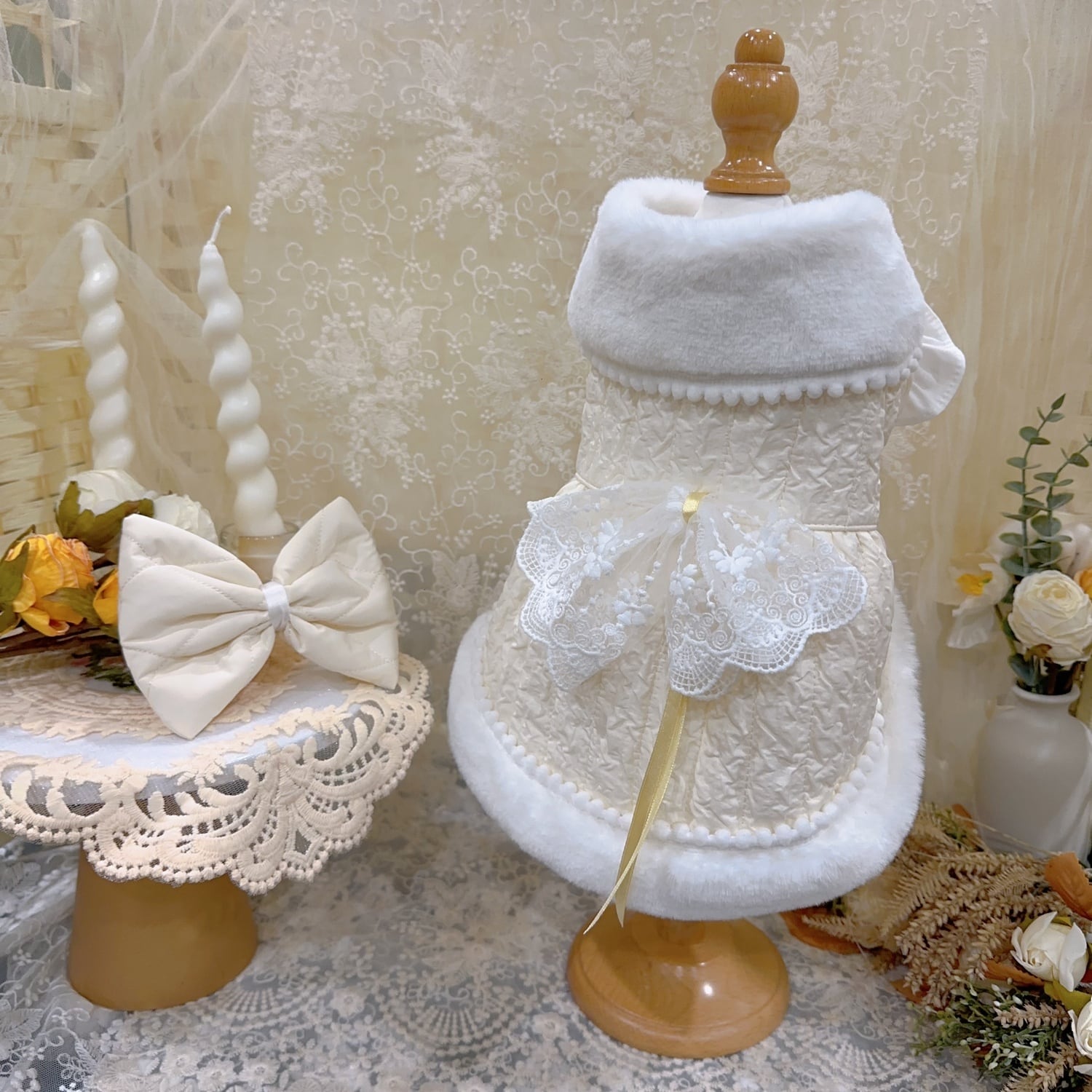 ホワイトレースクラシック・ウィンタードレス 00782