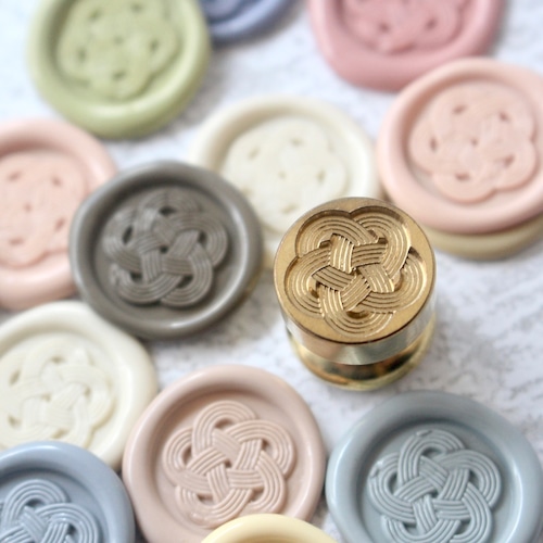 【WAGARA】Wax Seal Stamp│梅結び【15mm】