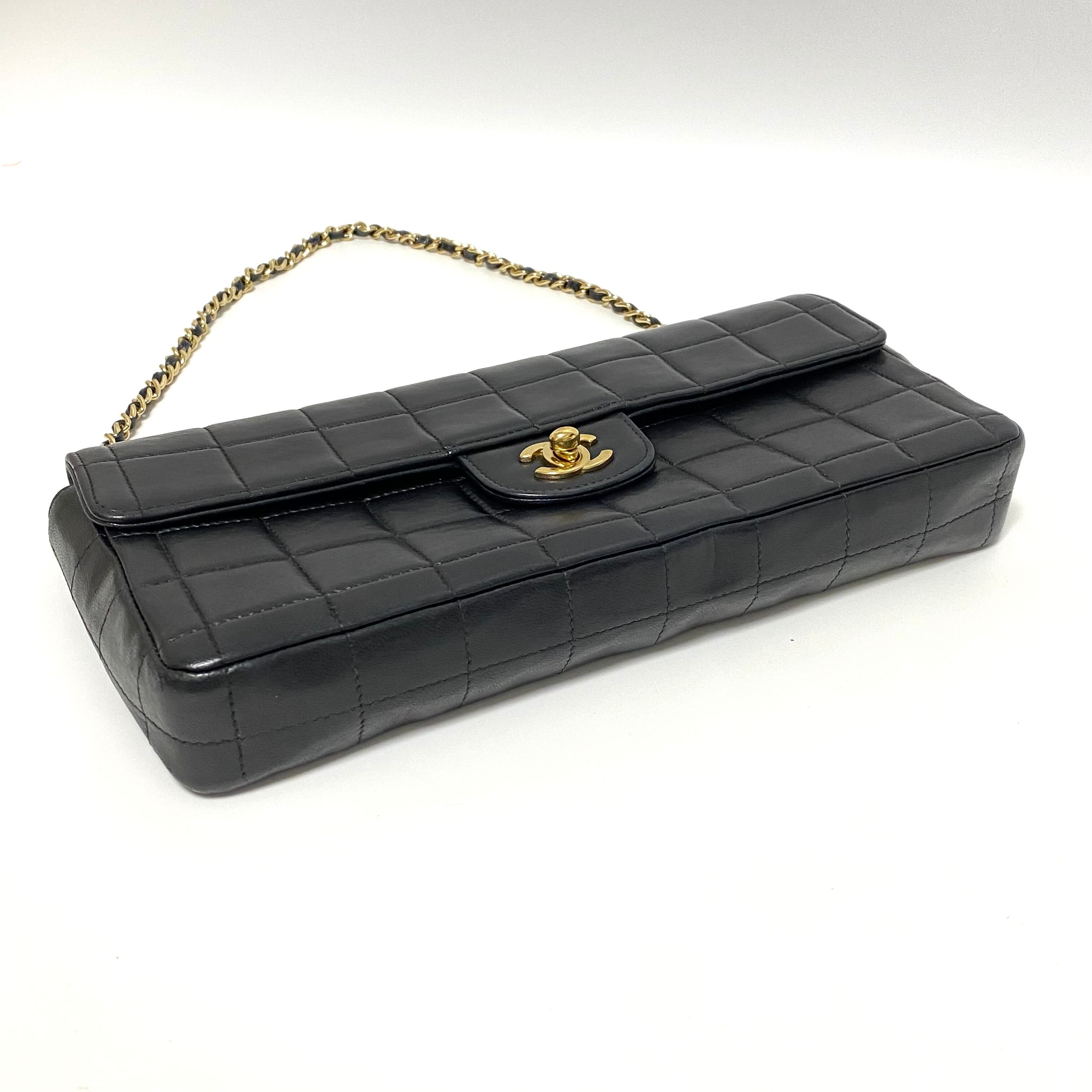 CHANEL シャネル チョコバー ショルダーバッグ ブラック 11346-202309