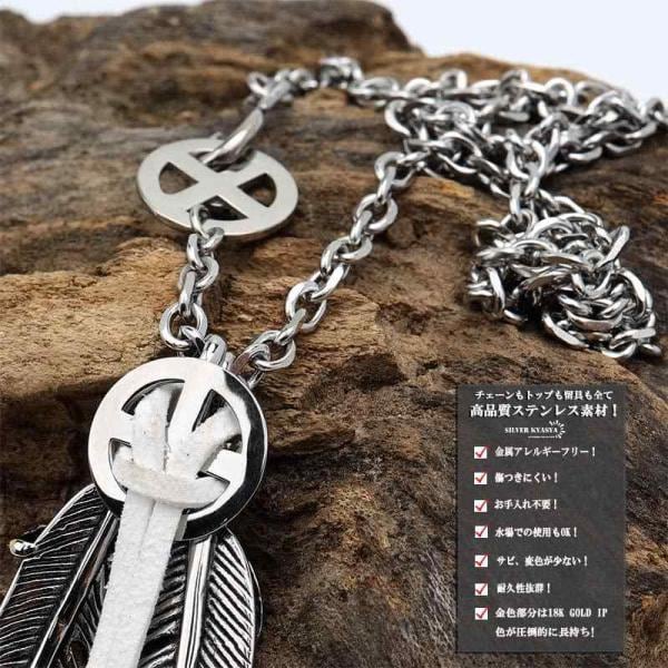 Silver501 フェザー　ペンダントトップ シルバー フェザー ペンダントトップ Mサイズ FN-JP-202 | THE FLAT HEAD
