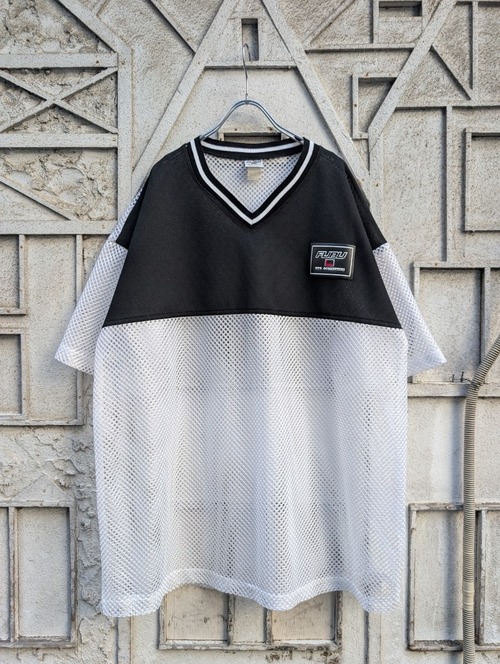 "FUBU" mesh tee / made in USA