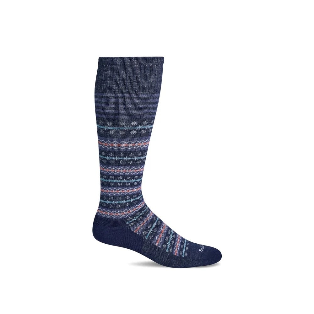 SockWell(ソックウェル)MINI FAIRISLE -navy レディース着圧ソックス