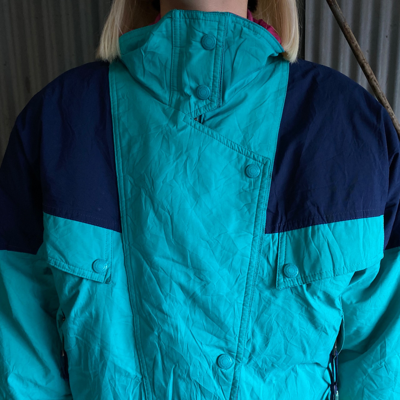 90年代 Eddie Bauer エディーバウアー GORE-TEX ナイロン ダウン 