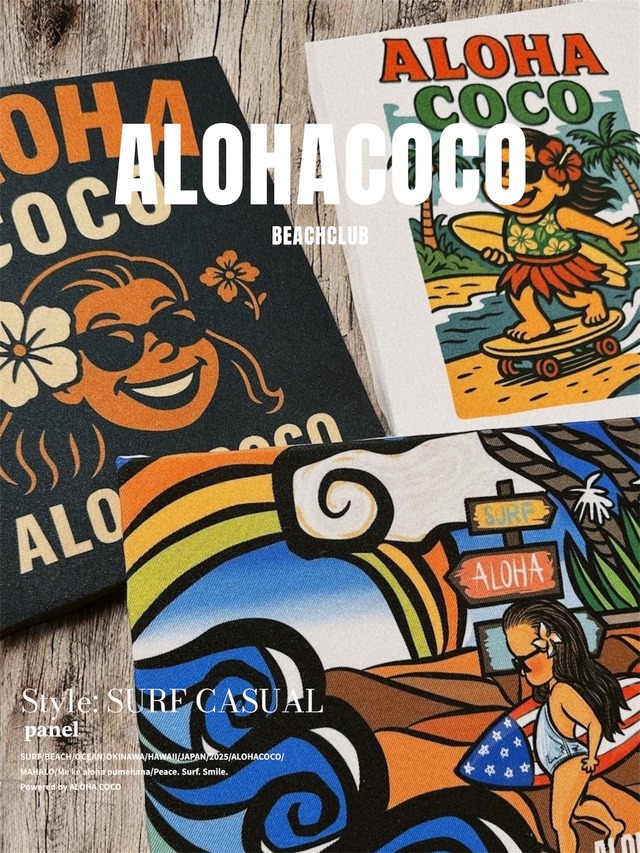 ALOHACOCO ファブリックパネル