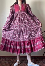 Indian Cotton Dress (RED)