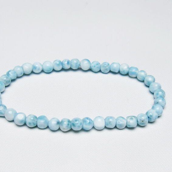 ラリマー ブレスレット 5mm 一点物 メール便可 [M便 1/10] 111-47938