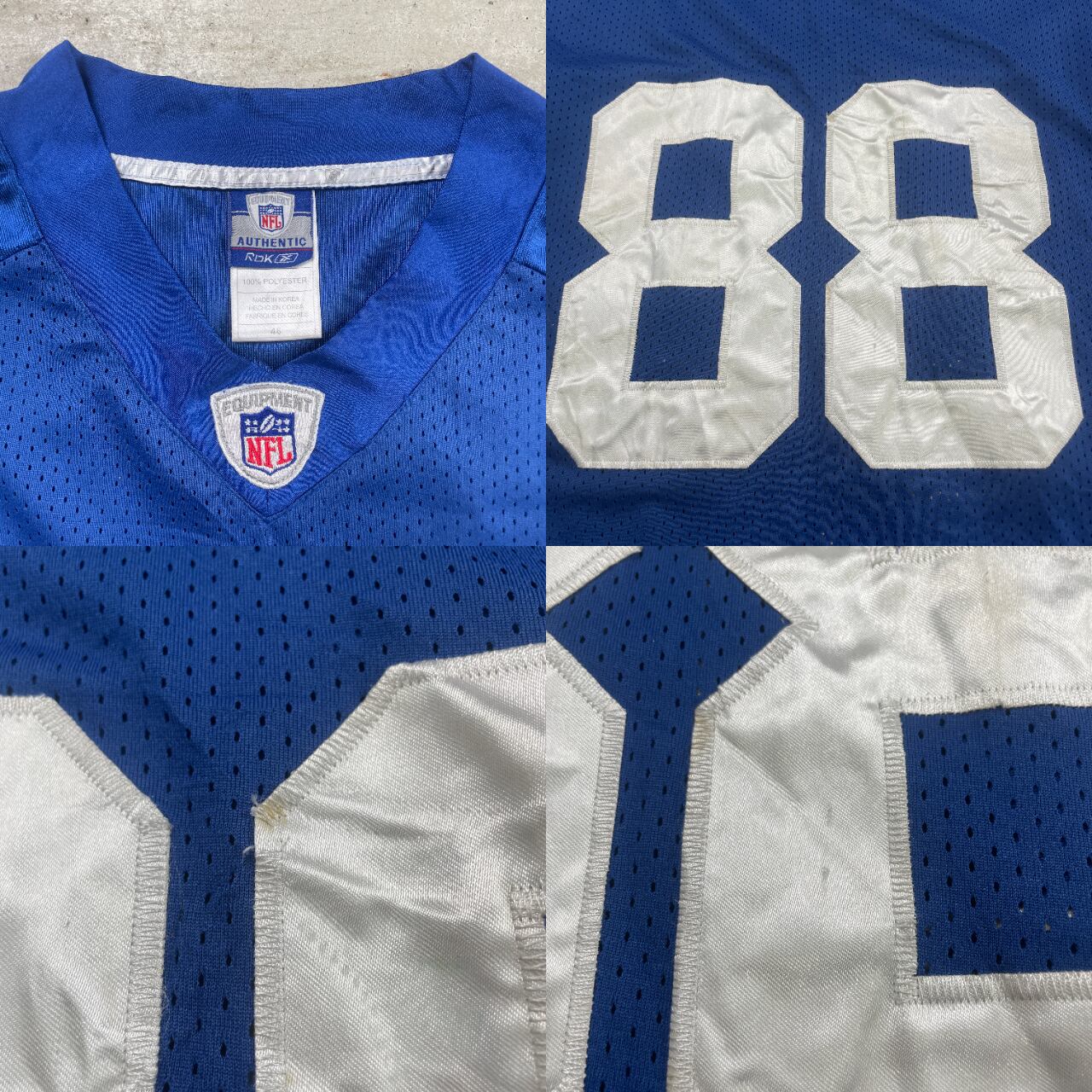 Reebok リーボック NFL インディアナポリス・コルツ フットボール