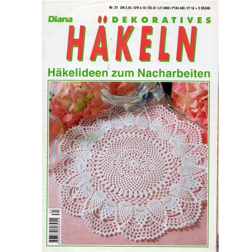 ドイツ手芸小冊子　Diana Dekoratives　Häkeln　31号