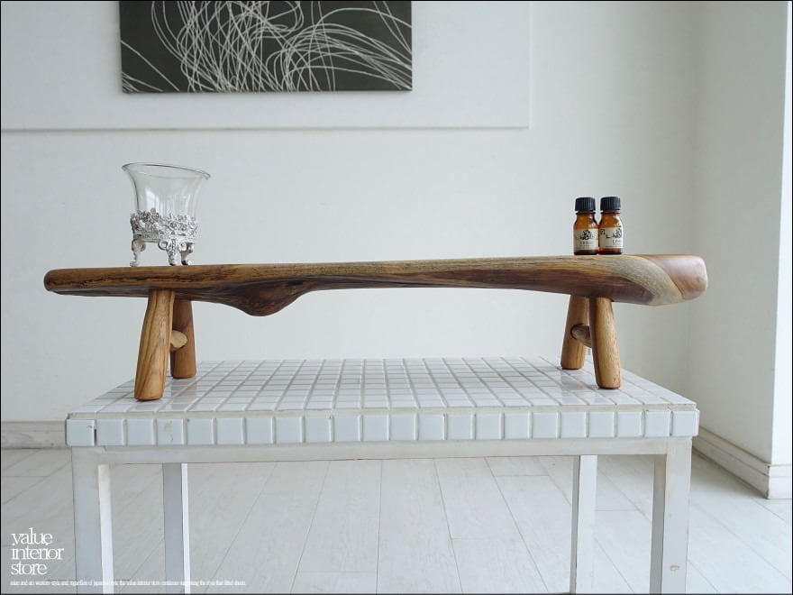 チーク無垢材 マルチラック71cm 飾り台 キッチンラック ディスプレイトレイ ロングトレイ 什器 送料込 世界三大銘木