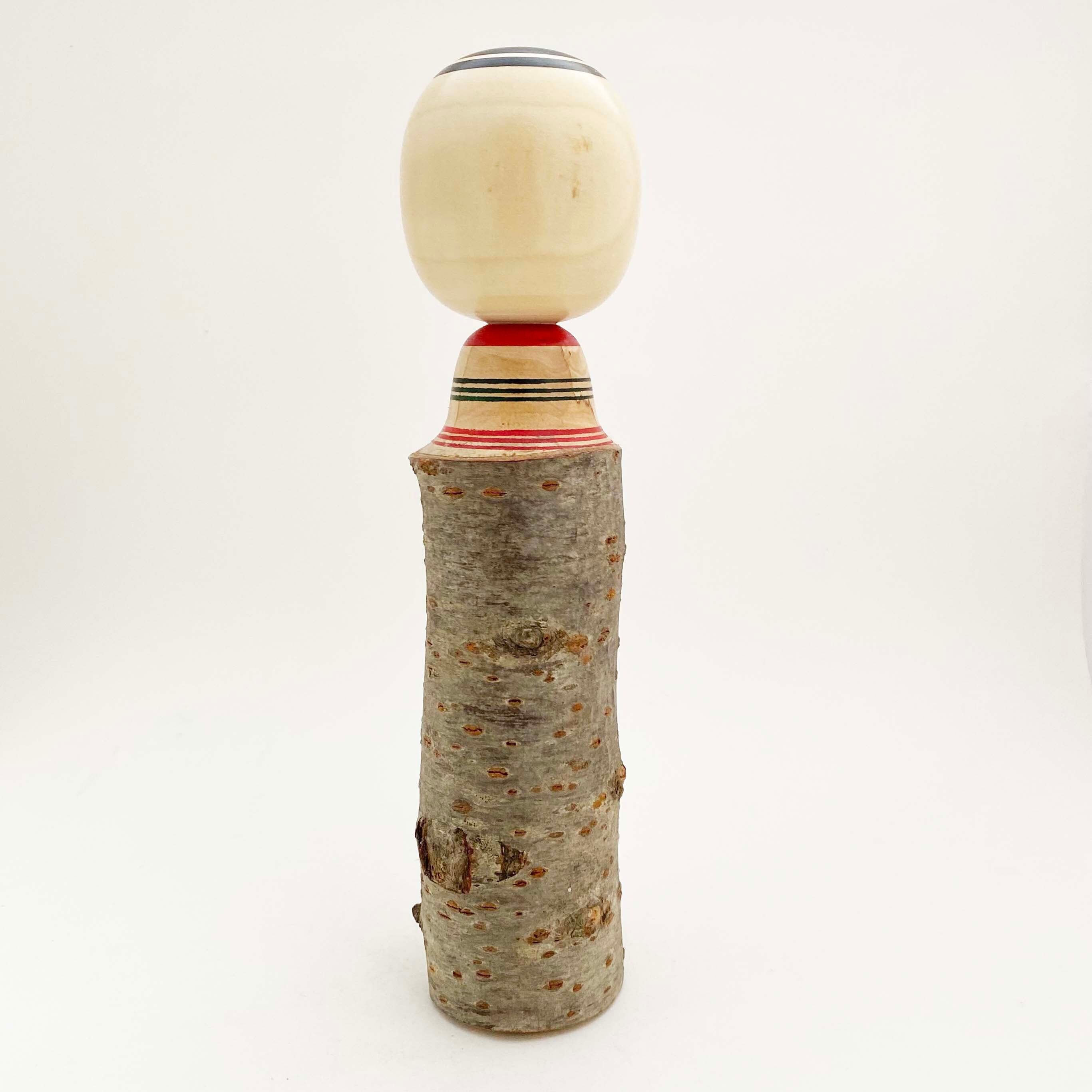 桜材こけし 大（土湯系 / 渡辺鉄男工人）