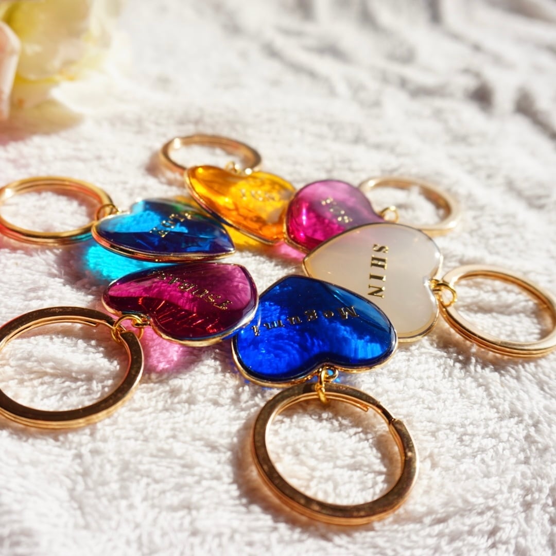 名前・文字入れ】ハートフレームキーホルダー | Miyuka-みゆか-