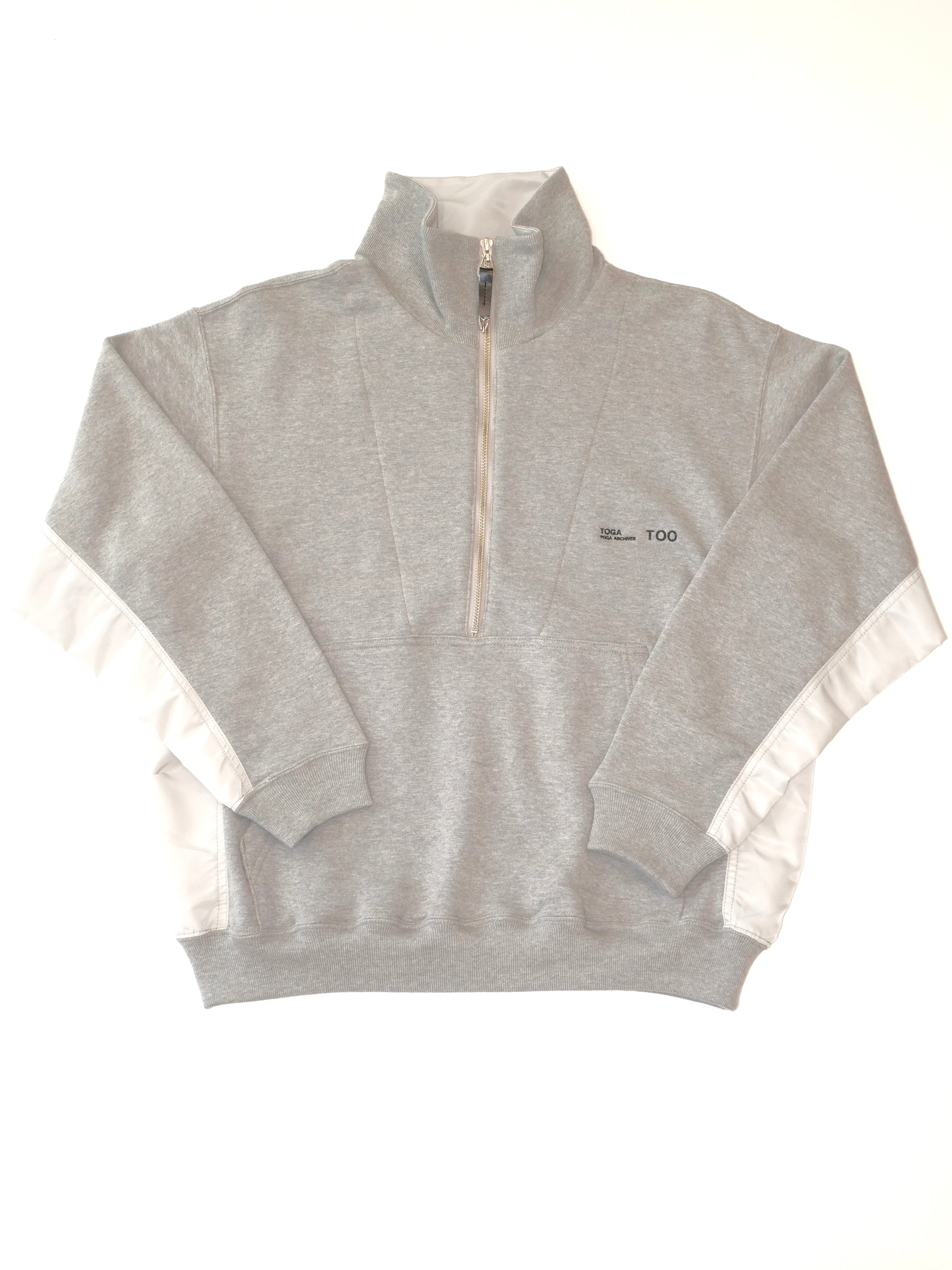 TOGA TOO HALF ZIP NYLON SWEATSHIRT | CONSTRUCT1
