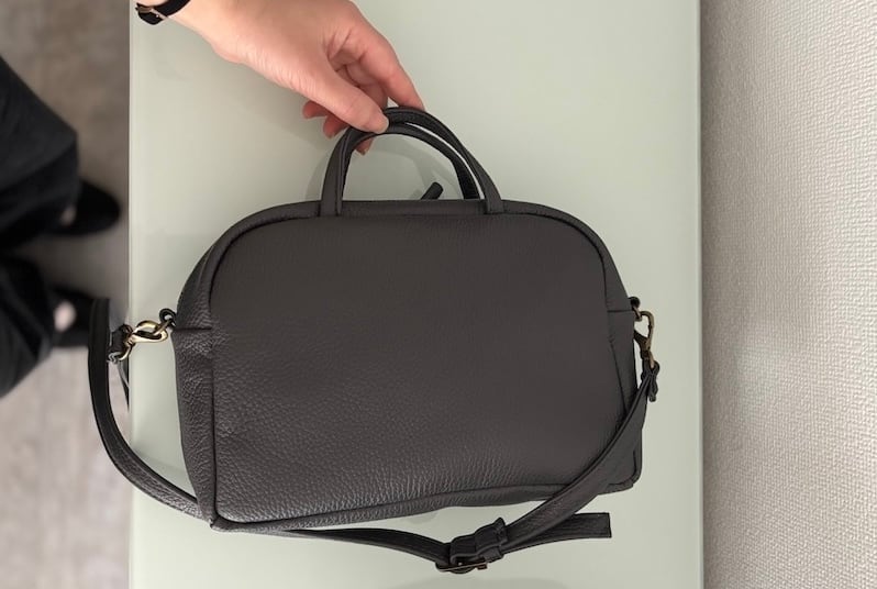 a Boston Shoulder Gray / アー ボストン ショルダー シボグレー | LETTERS