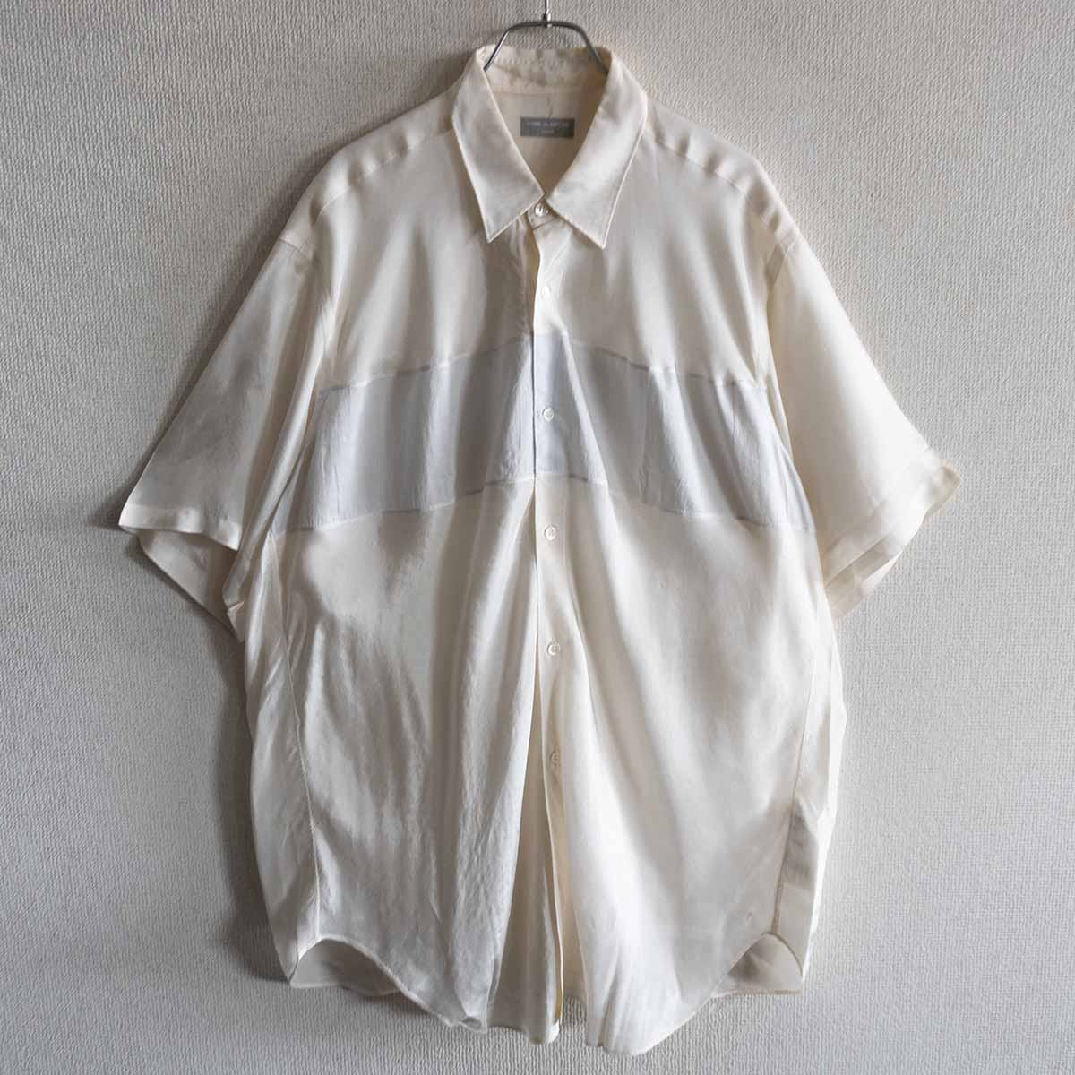 90s COMME des GARCONS HOMME オープンカラーシャツ 90s/アーカイブ】COMME des GARCONS HOMME【90s オープンカラー