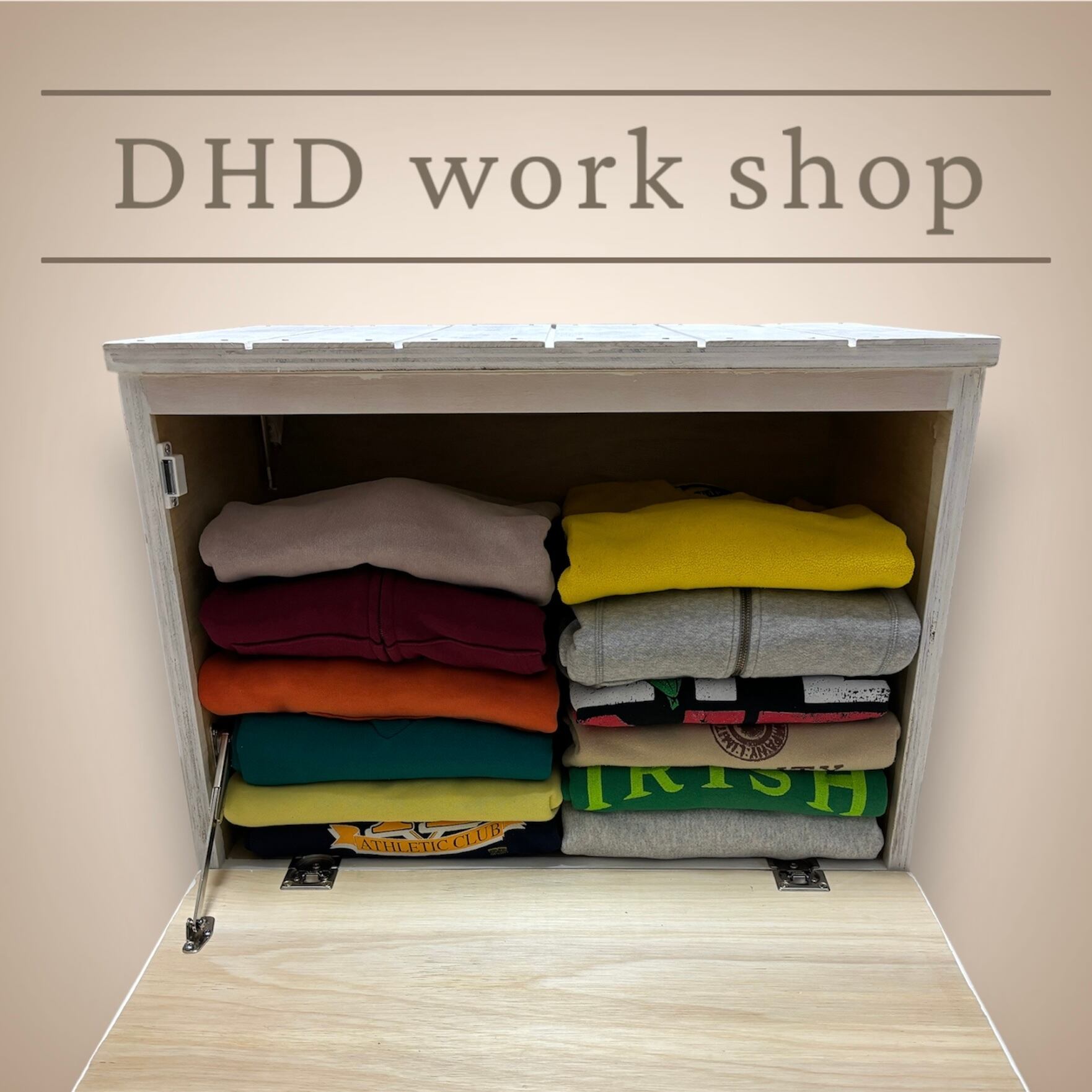 DHD(F)002【多機能収納　ウォールナット】