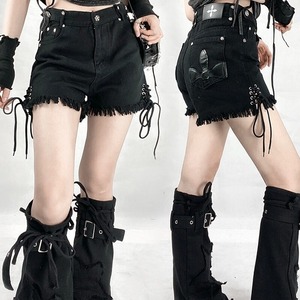 Cross detail short pants r0079