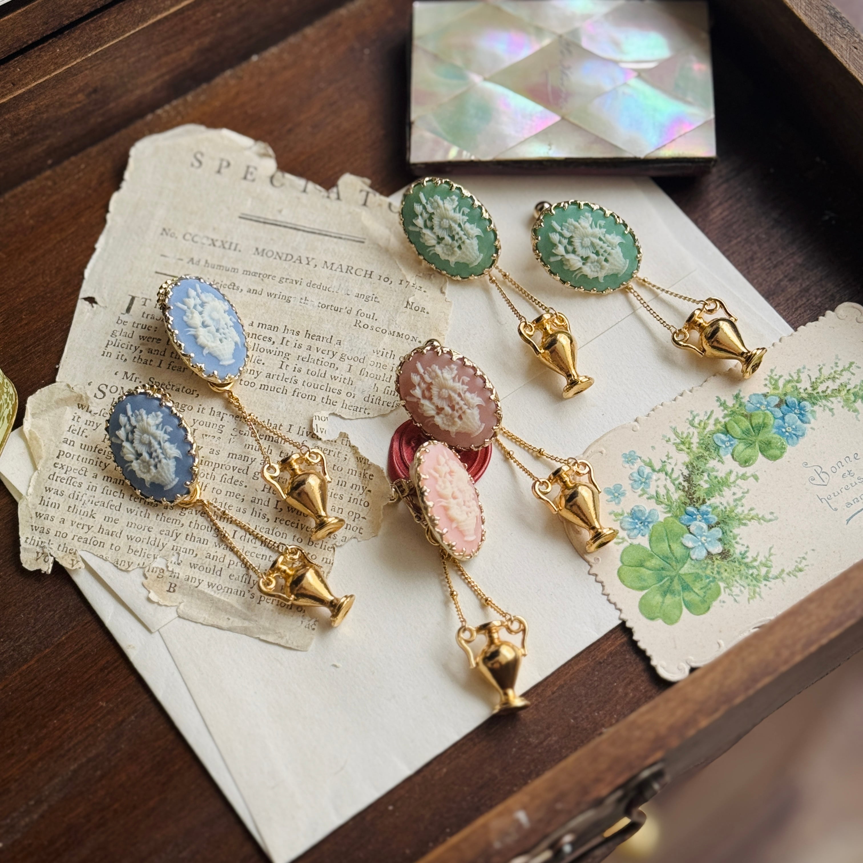 Camée Noir Ring【vintage】 | maruo