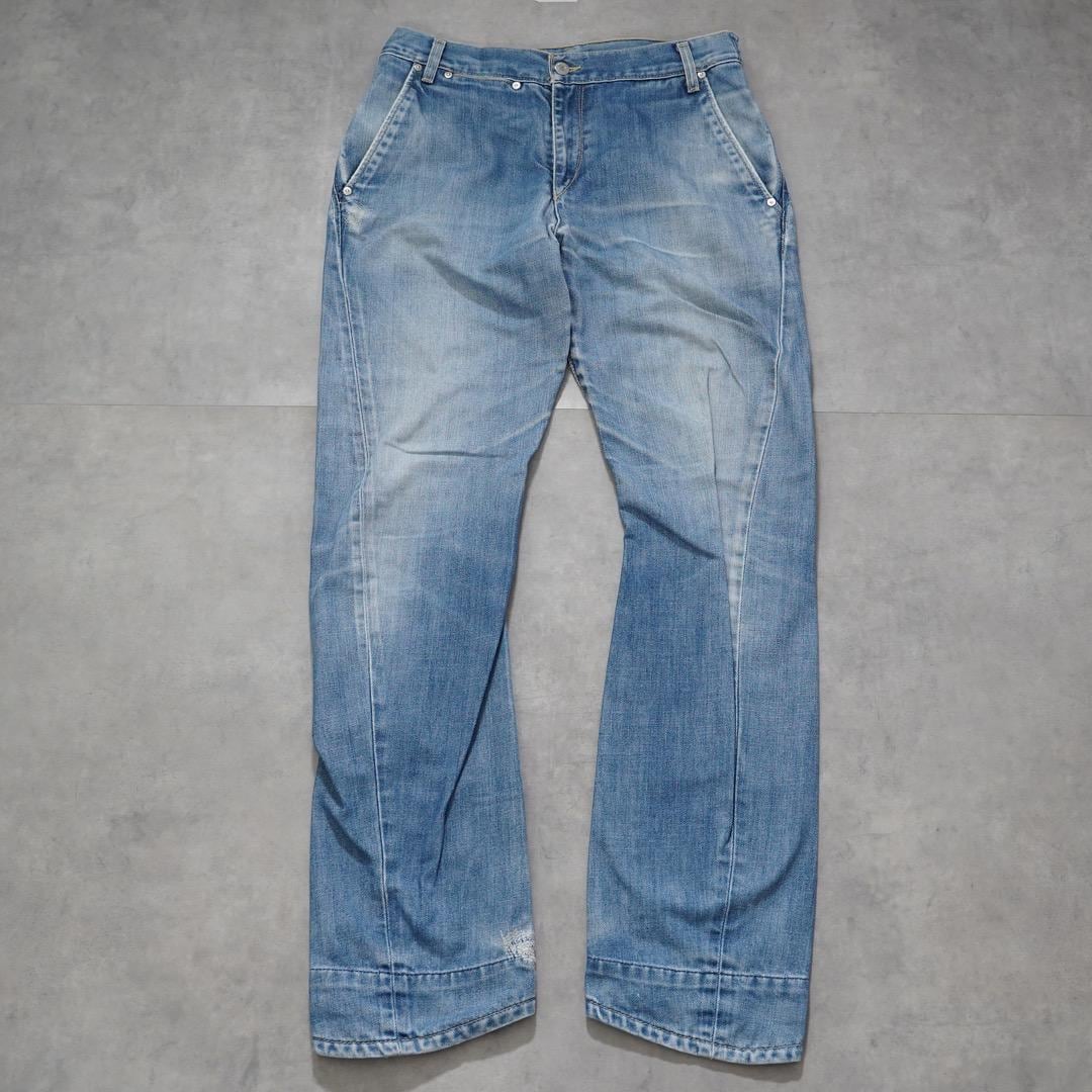 リーバイス エンジニアード ジーンズ W32 00s 青 古着 15908