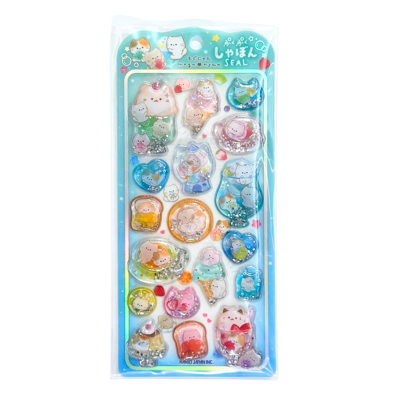 カミオジャパン　ぷくぷくしゃぼんシール　もぐにゃん - 1
