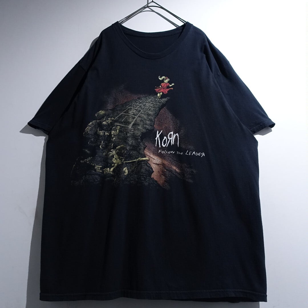 “Korn” Black Print Band T-Shirt