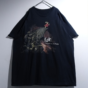 “Korn” Black Print Band T-Shirt